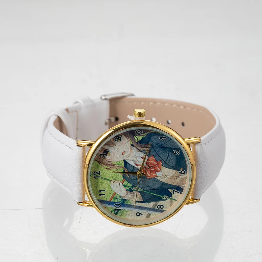 Customized Personalized Pattern Watch Unisex Printed Photo Campus Punk Cool Style Customized Wristwatch Holiday Memorial Gift