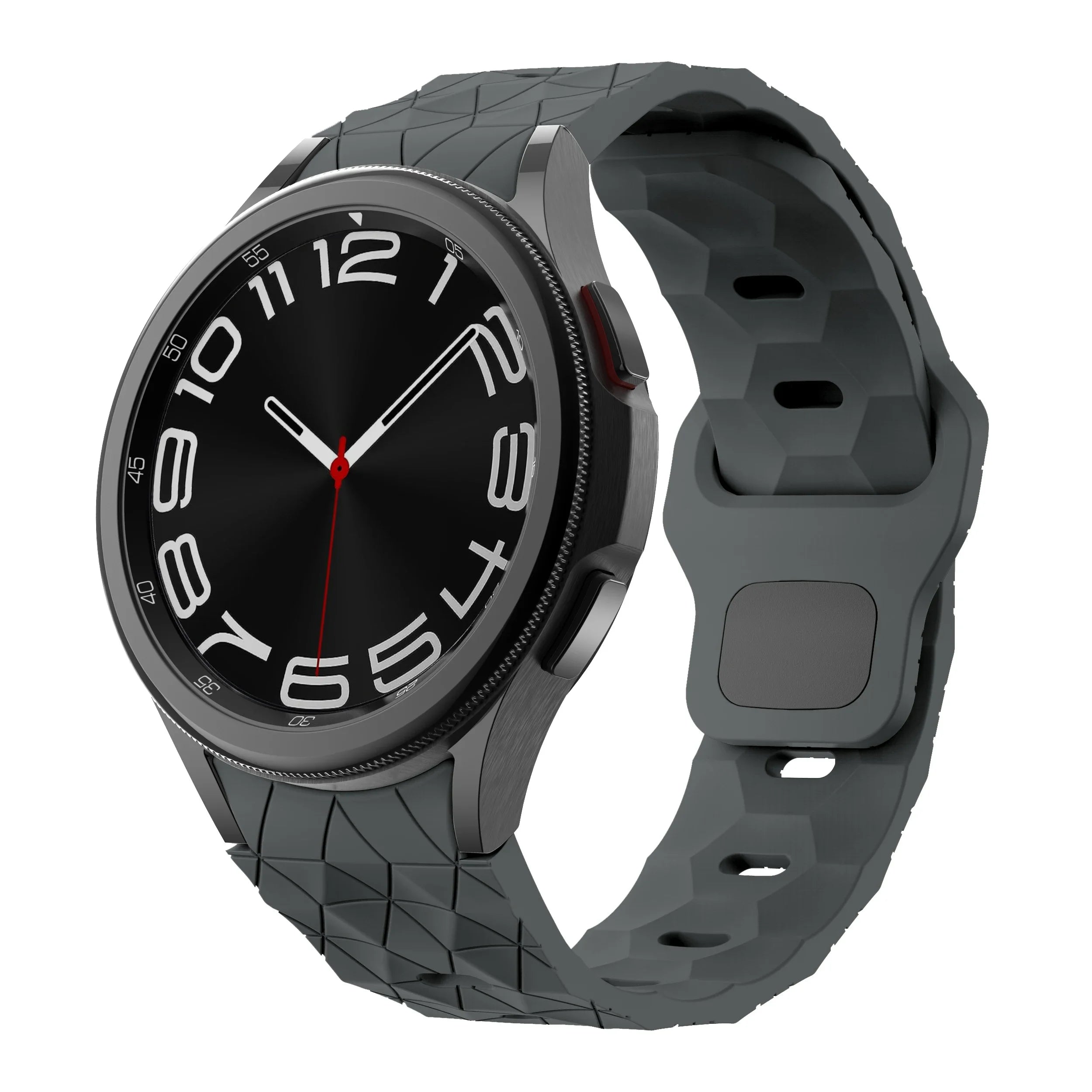 Silicone Strap for Samsung Galaxy Watch 7 6 5 4 40mm 44mm Football Pattern Bracelet Wristband for Watch 6-4 Classic 47mm 46mm