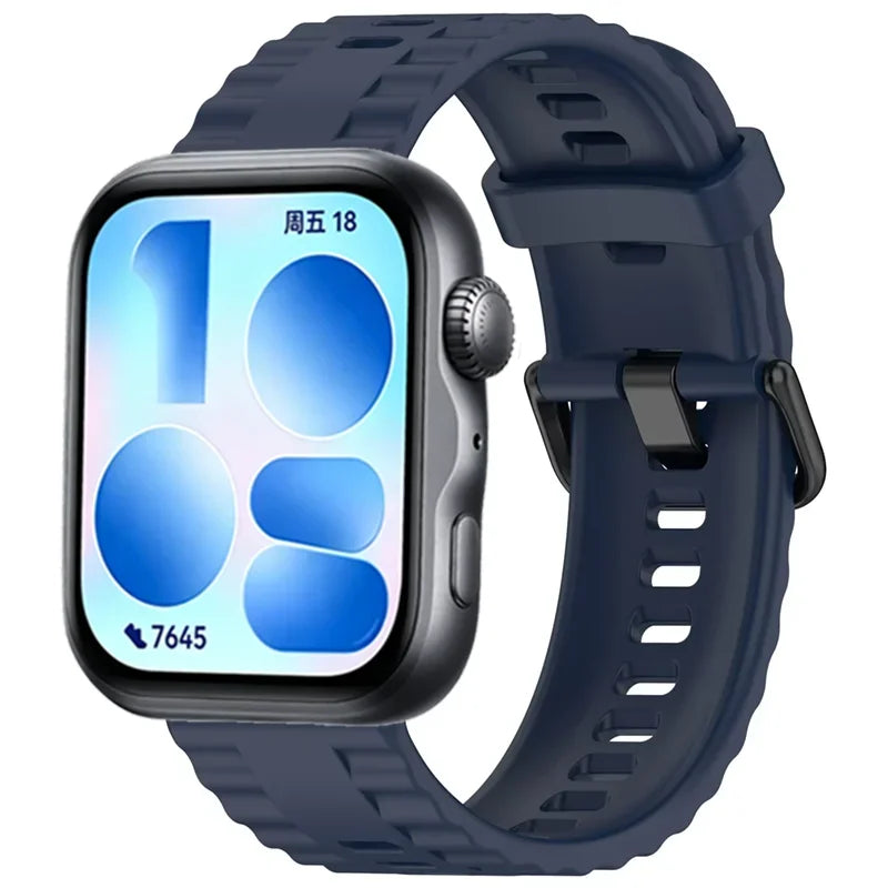 Official Silicone Strap for Huawei Watch 5-4 Pro Smart Wristband for Huawei Watch Fit 5/4/3 Luxury High-end Replacement Bracelet