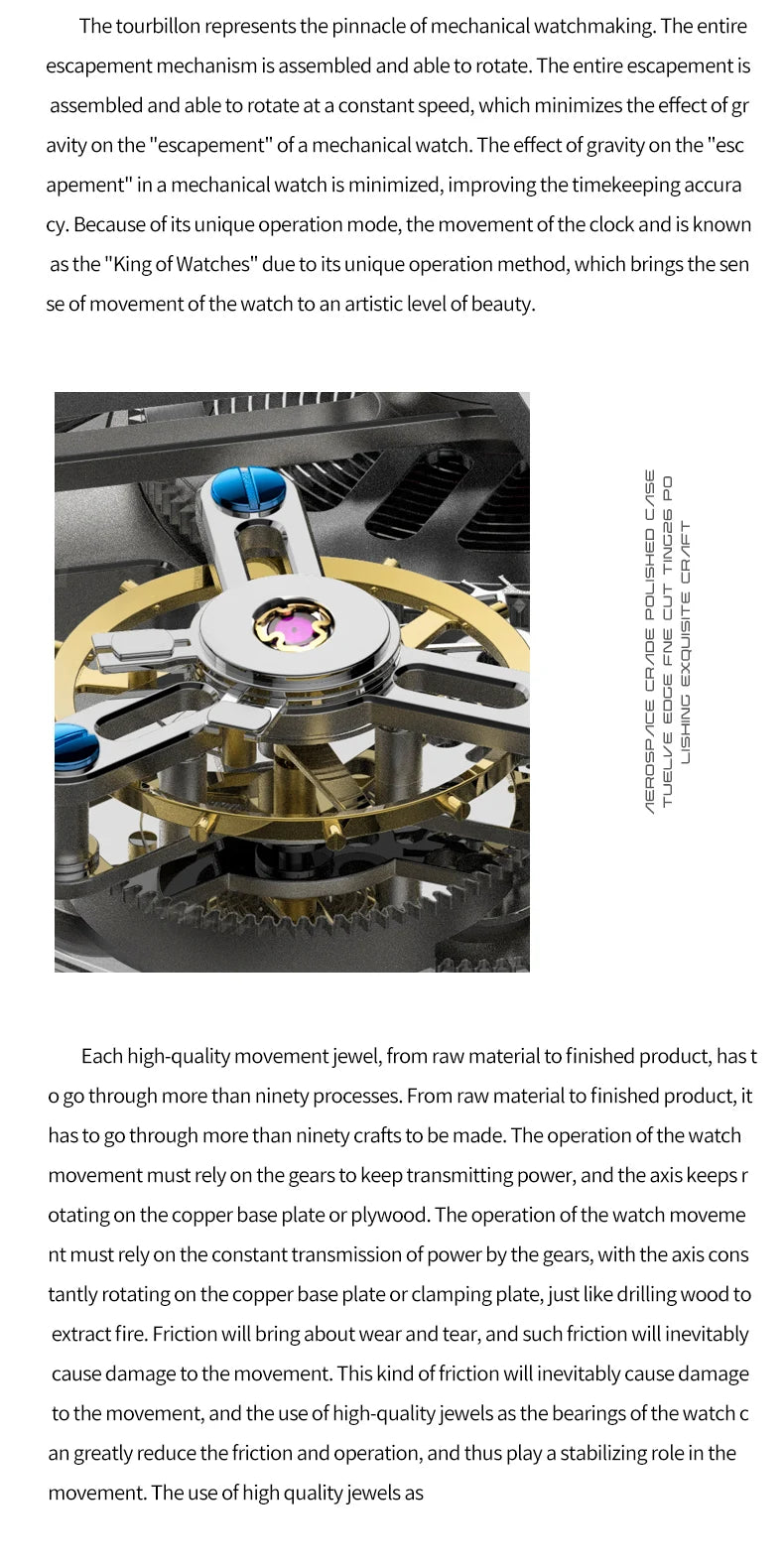 IDEAL KNIGHT 6802 Tourbillon Watch For Men Transparent Skeleton Mechanical Wristwatch Man Luxury Top Brand Limited Edition Watch