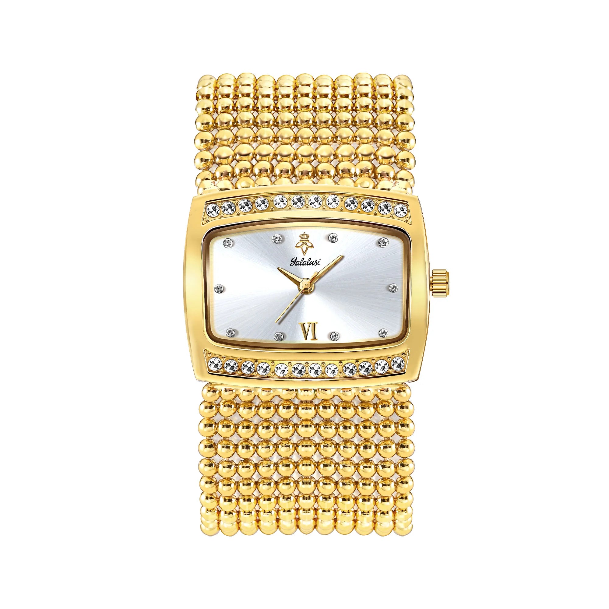 YaLaLuWomen's Watch Brand: Light Luxury Elegant Diamond-Set Square Watch with Water-Resistant Quartz Movement reloj mujer LX1073