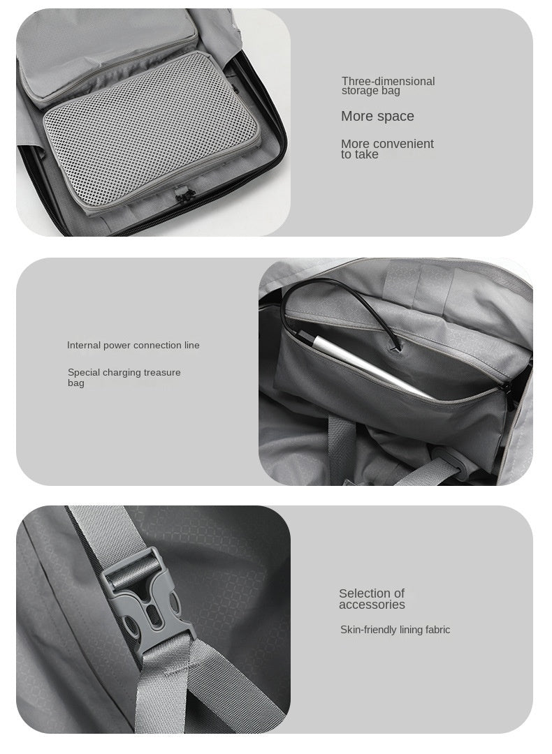 KLQDZMS Carry-on Suitcase Front Opening Laptop Boarding Case 20 Inch USB Charging Trolley Case Password Box Cabin Luggage