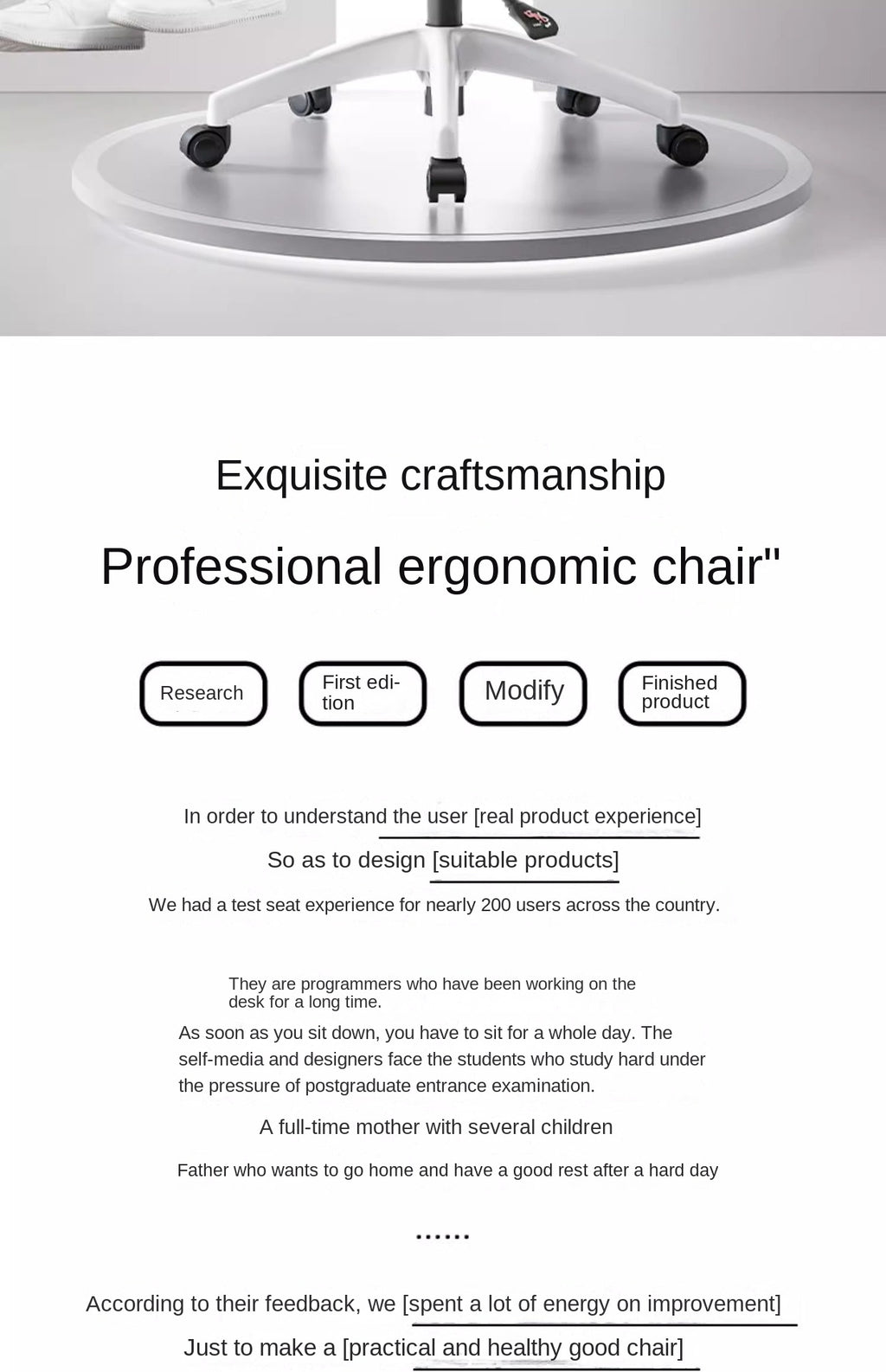 UVR Office Chair Ergonomic Design Armchair Recliner Chair Sedentary Comfort Breathable Mesh Staff Chair Game Athletics Chair